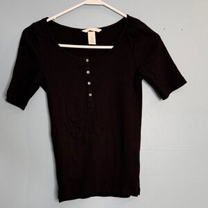 H&M - Classic Black Women's Top